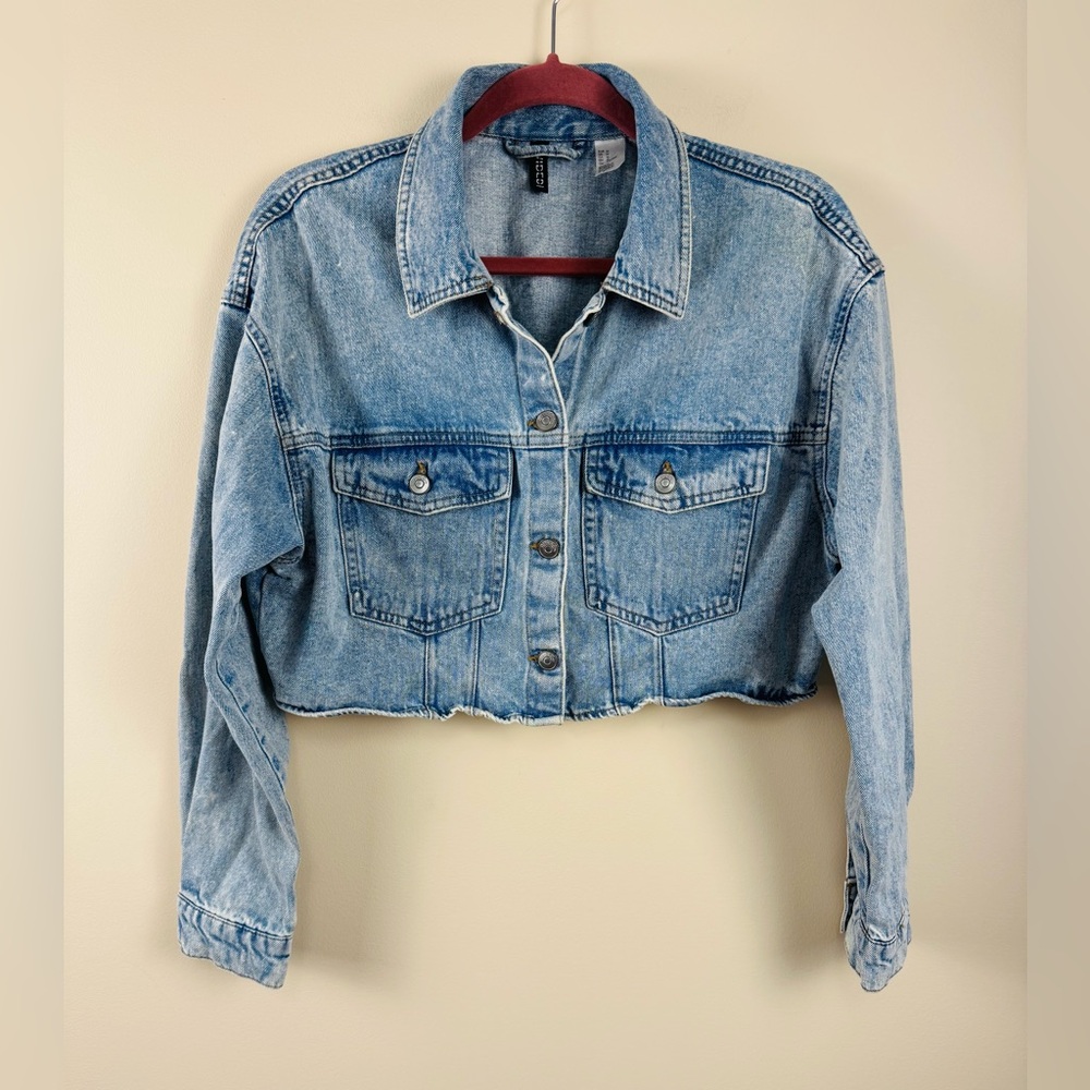 Divided by H&M Cropped Jean Jacket